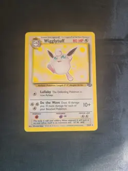 Pokemon Card Wigglytuff 32/64 Original Non-Holo Rare Jungle Set, WOTC 1999 - Image 1