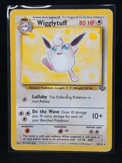 Wigglytuff #1 - 32/64 - Rare - Jungle Set - Pokemon Card - HP - 56 - Image 1