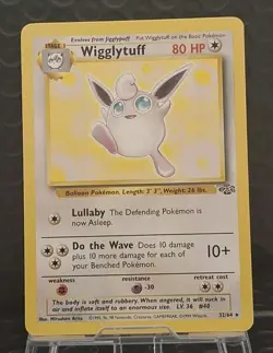 Wigglytuff 32/64 Rare Jungle Set Pokemon Card TCG WOTC LP - Image 1
