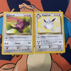 Wigglytuff 32/64 Rare Non-Holo Jungle Set Pokemon Card MP - Image 1