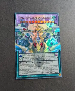 Yugioh Odd Eyes Arcray Dragon RA05-EN145 Overframe Extended Art Ultra Rare 1st - Image 3