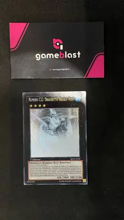 Yu-Gi-Oh! TCG | Number C32: Shark Drake Veiss (V.3 Ghost Rare) | Abyss Rising - Image 1
