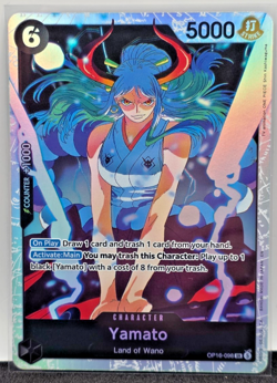 One Piece Yamato Alt Art OP16-098 SR The Time of Battle ENGLISH - Image 1