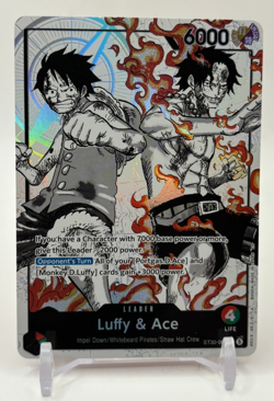 One Piece ST30-001 Luffy and Ace alt art Leader - Image 1