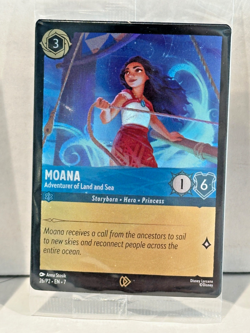 Moana Adventurer of Land & Sea Lorcana 26/P2 • EN • 7 Foil Disney Movie Promo NM - Image 1