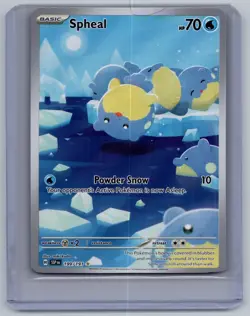 Spheal 199/191 Illustration Rare Surging Sparks Pokemon Near Mint - Image 1