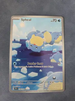 Spheal 199/191 Illustration Rare Surging Sparks Pokemon Near Mint - Image 1