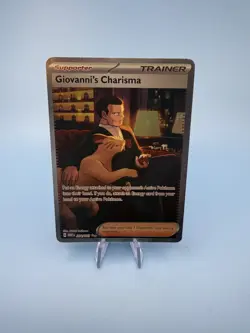 Pokemon Card TCG - Giovanni's Charisma 204/165 - S&V 151 - SIR - NM - Image 1