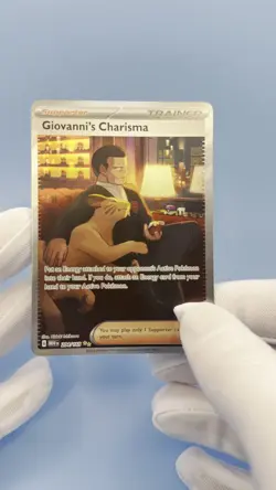 Pokemon Card TCG - Giovanni's Charisma 204/165 - S&V 151 - SIR - NM - Image 2