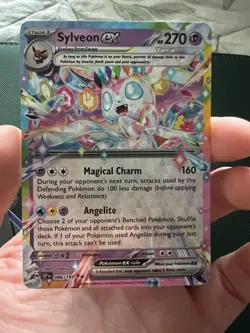 Pokemon Sylveon EX TCG Card Surging Sparks 086/191 NM Condition - Image 1