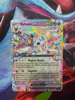 SYLVEON EX 086/191 DOUBLE RARE SURGING SPARKS POKEMON NM - Image 1