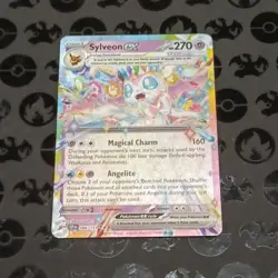 Sylveon EX Ultra Holo Rare 086/191 Pokemon Card Surging Sparks NM 86/191 - Image 1