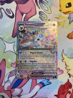 Sylveon EX 086/191 Pokemon TCG Scarlet & Violet Surging Sparks Double Rare ENG - Image 1
