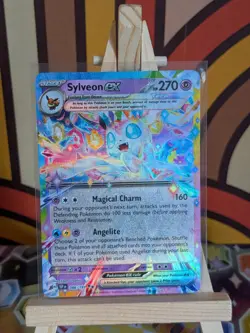 Pokemon TCG Sylveon EX 086/191 Surging Sparks Double Rare Card NM Pack Fresh - Image 1