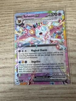 Pokemon TCG Sylveon EX 086/191 Surging Sparks Double Rare Card NM Pack Fresh - Image 1