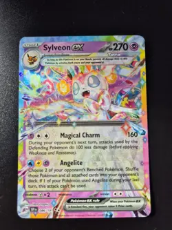 Pokemon TCG Card Sylveon ex 086/191 S&V Surging Sparks Double Rare Holo - NM - Image 1