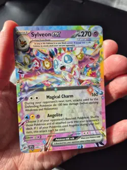 Pokemon TCG Card Sylveon ex 086/191 S&V Surging Sparks Double Rare Holo - NM - Image 3