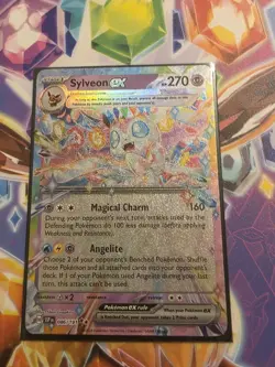 Pokemon Sylveon EX TCG Card 086/191 Scarlet Violet Surging Sparks - Image 1