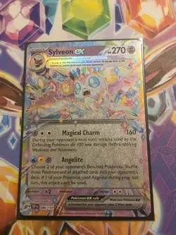 Pokemon Sylveon EX TCG Card 086/191 Scarlet Violet Surging Sparks - Image 2