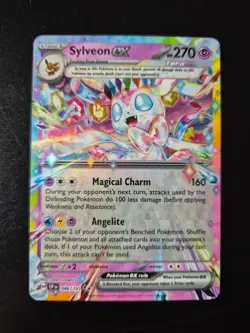 Pokemon TCG Sylveon EX 086/191 Surging Sparks Double Rare Card in NM Condition - Image 1