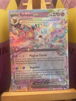 Pokemon TCG Sylveon Ex 086/191 S&V Surging Sparks NM - Image 1
