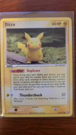 Ditto (Pikachu) #063/113 - Delta Species - Regular - Uncommon - Near Mint - Image 1