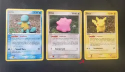 Delta Species Ditto-(Pikachu) 063/113, (Squirtle), 64/113 and (Ditto) 35/113, HP - Image 1
