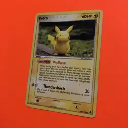 Ditto (Pikachu) 63/113 Ex Delta Species +1 Mystery Pokemon Card HP 063/113 - Image 3