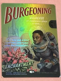Burgeoning (Showcase) Foil 126 Special Guests- Near Mint - MTG - Image 1