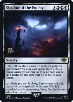 MTG Shadow of the Enemy - Foil - Prerelease Promo, Prerelease & Release Promos, - Image 1