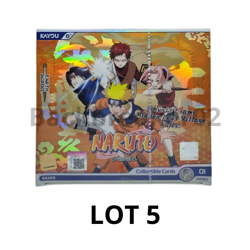 LOT 5 Booster box KAYOU Naruto Collectible Cards Earth Scroll Series 1, 30 Pack - Image 1