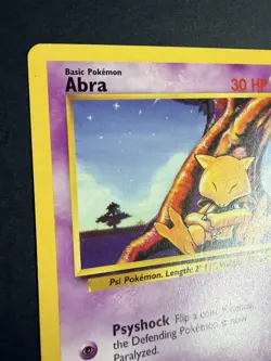 Abra Base Set 1999 Unlimited Print LP, 43/102 Pokemon Card. - Image 3