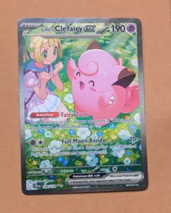 Lillie's Clefairy ex SIR 184/159 Journey Together Pokemon TCG - Image 1