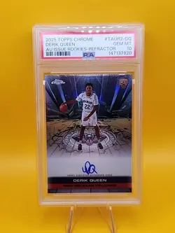 2025-26 Topps Chrome Derik Queen ON CARD Autograph Rookies PSA 10 🔥 POP 1 - Image 1