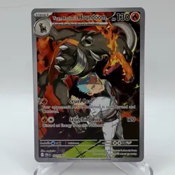 Team Rocket's Houndoom 191/182 Illustration Rare Destined Rivals Pokemon Card - Image 1