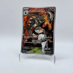 Team Rocket's Houndoom 191/182 Illustration Rare Destined Rivals Pokemon Card - Image 3