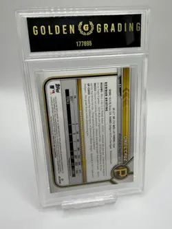 2022 Bowman Oneil Cruz Pittsburgh Pirates RC Rookie Grade 10 GEM MINT - Image 2