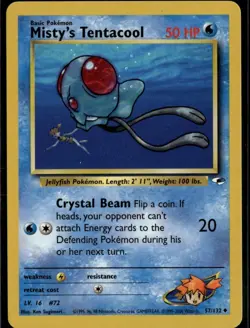 NM - Misty's Tentacool (57) #057/132 | Uncommon | Gym Heroes - Image 1