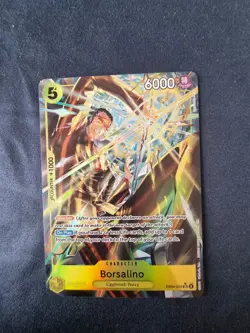 Bandai One Piece Card Game Borsalino EB04-058 SP Alt Art Holo 5 Cost 6000 ENG - Image 1