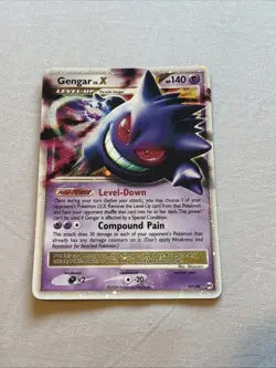 Pokemon Gengar TCG LV.X Platinum Arceus Holo Ultra Rare Card 97/99 2009 - Image 1