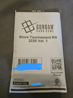Gundam Card Game - Store Tournament Kit 2026 Vol 1 English NEW SEALED - Image 1