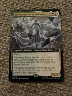 Storm, Queen Of Wakanda Extended Art Marvel Super Heroes Mtg Nm 0418 - Image 1