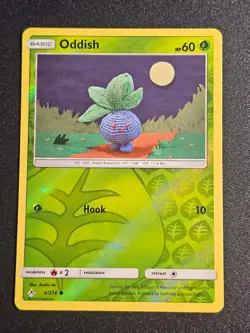 Pokemon TCG - Oddish 6/214 Reverse Holo Unbroken Bonds - Image 1