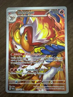 Pokemon Infernape 173/167 Sv06: Twilight Masquerade Illustration Rare Holo - Image 1