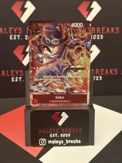 One Piece SABO P-044 Championship STAMPED 2024 FOIL HOLO - MINT - Image 1