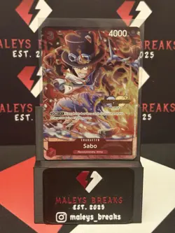 One Piece SABO P-044 Championship STAMPED 2024 FOIL HOLO - MINT - Image 4