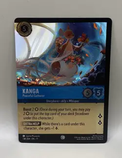 Disney Lorcana-Winterspell-Kanga-Peaceful Gatherer-#138-Cold Foil-M/NM - Image 1