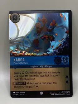 Disney Lorcana-Winterspell-Kanga-Peaceful Gatherer-#138-Cold Foil-M/NM - Image 2
