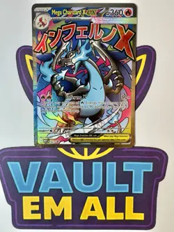 Mega Charizard X ex MEP 023 Black Star Promo Pokemon Card TCG NM - Image 1