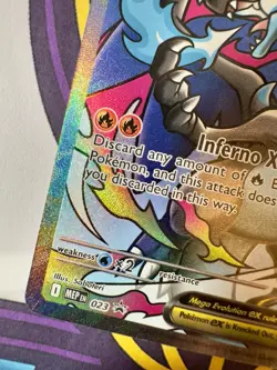 Mega Charizard X ex MEP 023 Black Star Promo Pokemon Card TCG NM - Image 4